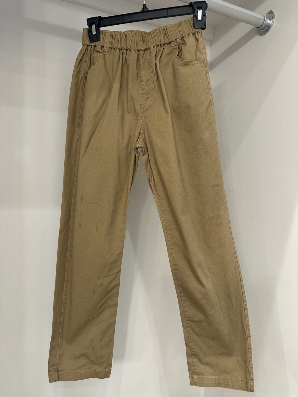 Boys size 12-13 youth Waist tan Chino Pants. Like new